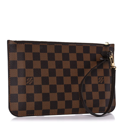 Louis Vuitton Damier Ebene Neverfull MM GM Pochette 3 of 5