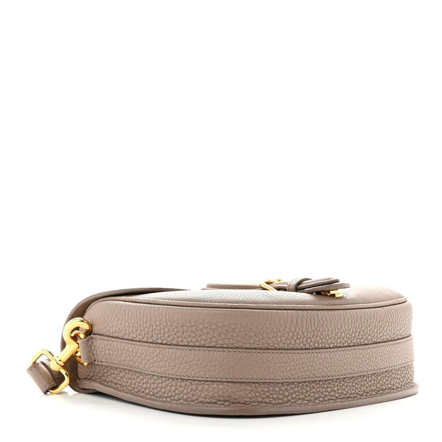 Grained Calfskin Medium Bobby Flap Taupe