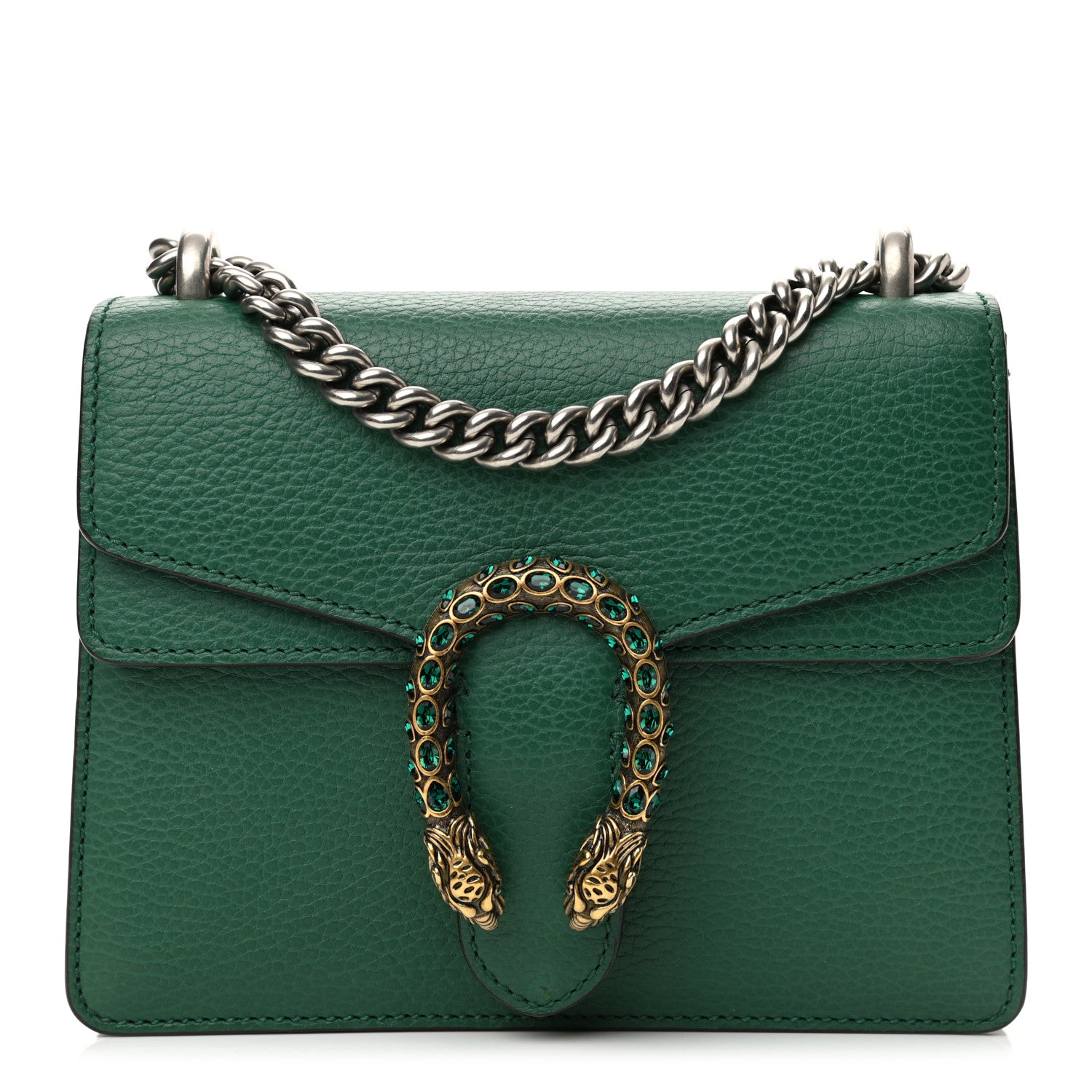 Gucci Calfskin Mini Dionysus Shoulder Bag Emerald 1 of 10