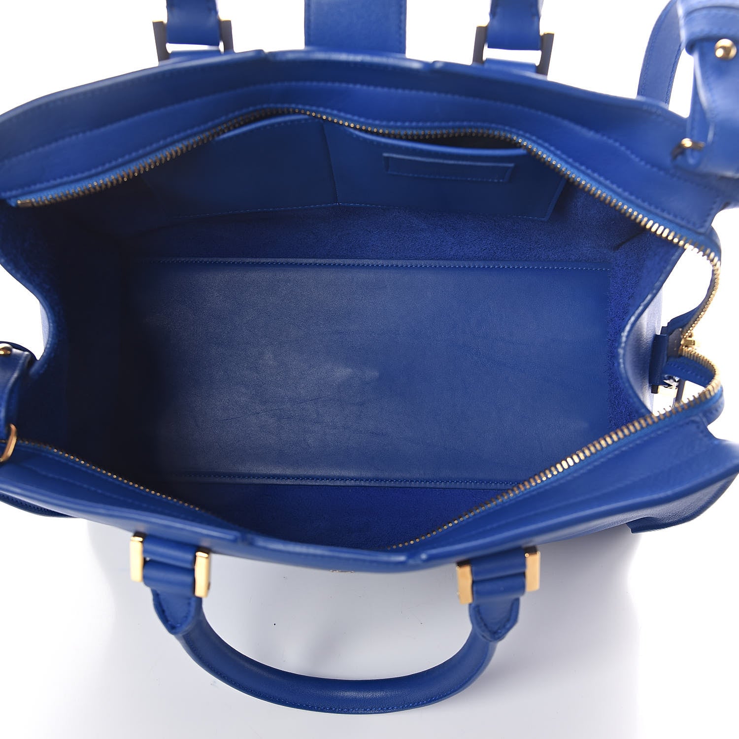 Saint Laurent Calfskin Small Classic Y Cabas Royal Blue 5 of 10