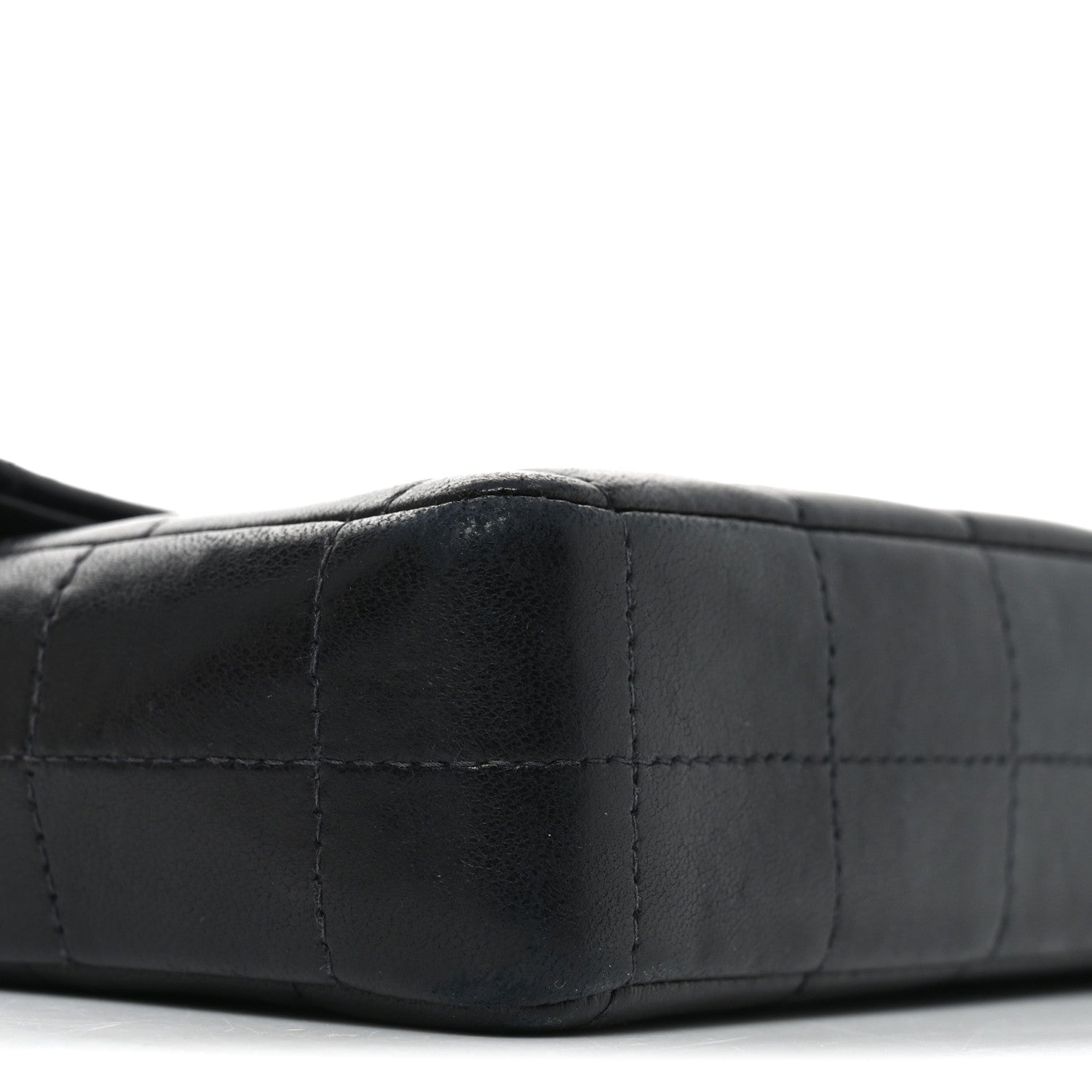 Chanel Lambskin East West Chocolate Bar Flap Black 9 of 10