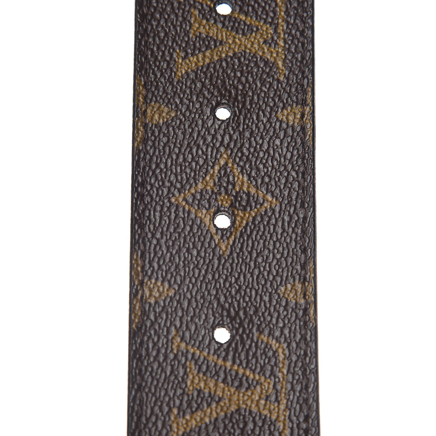 Calfskin Monogram 40mm LV Initiales Reversible Belt 85 34 Black