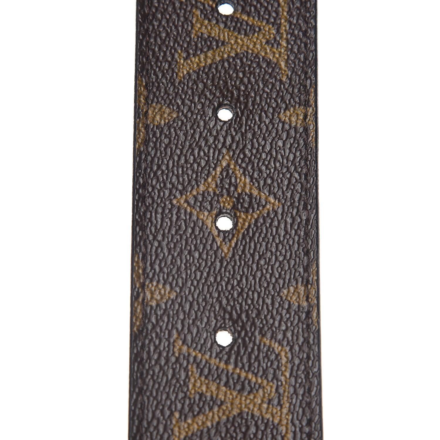 Louis Vuitton Calfskin Monogram 40mm LV Initiales Reversible Belt 85 34 Black 5 of 10