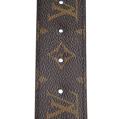 Louis Vuitton Calfskin Monogram 40mm LV Initiales Reversible Belt 85 34 Black 5 of 10