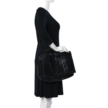 Givenchy Calfskin Cable Embossed Eve Shoulder Bag Black 2 of 8