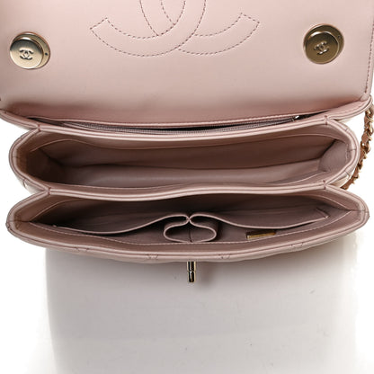 Chanel Lambskin Quilted Small Trendy CC Dual Handle Flap Bag Beige 4 of 11