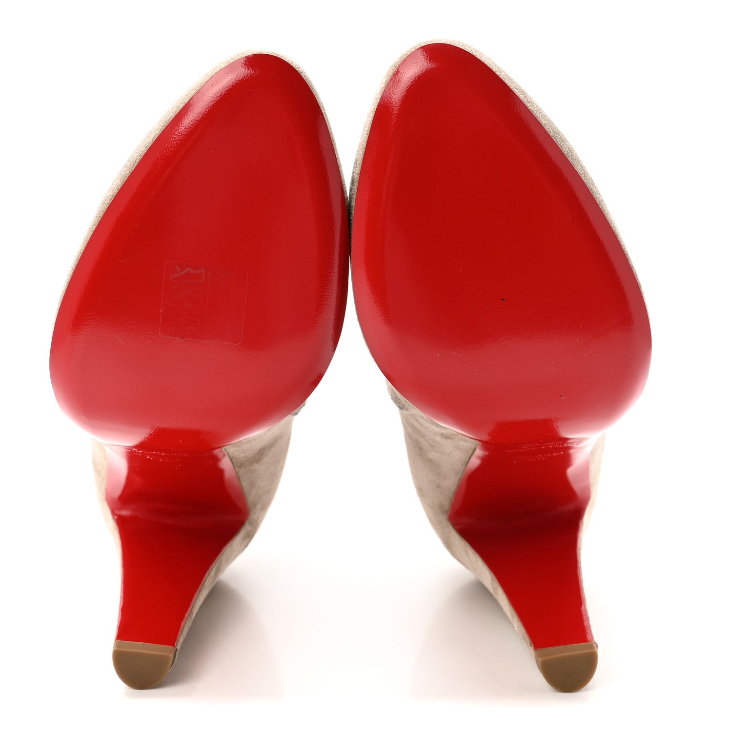 Christian Louboutin Veau Velours Bobsleigh 100 Ankle Boots 40.5 Pierre 6 of 9