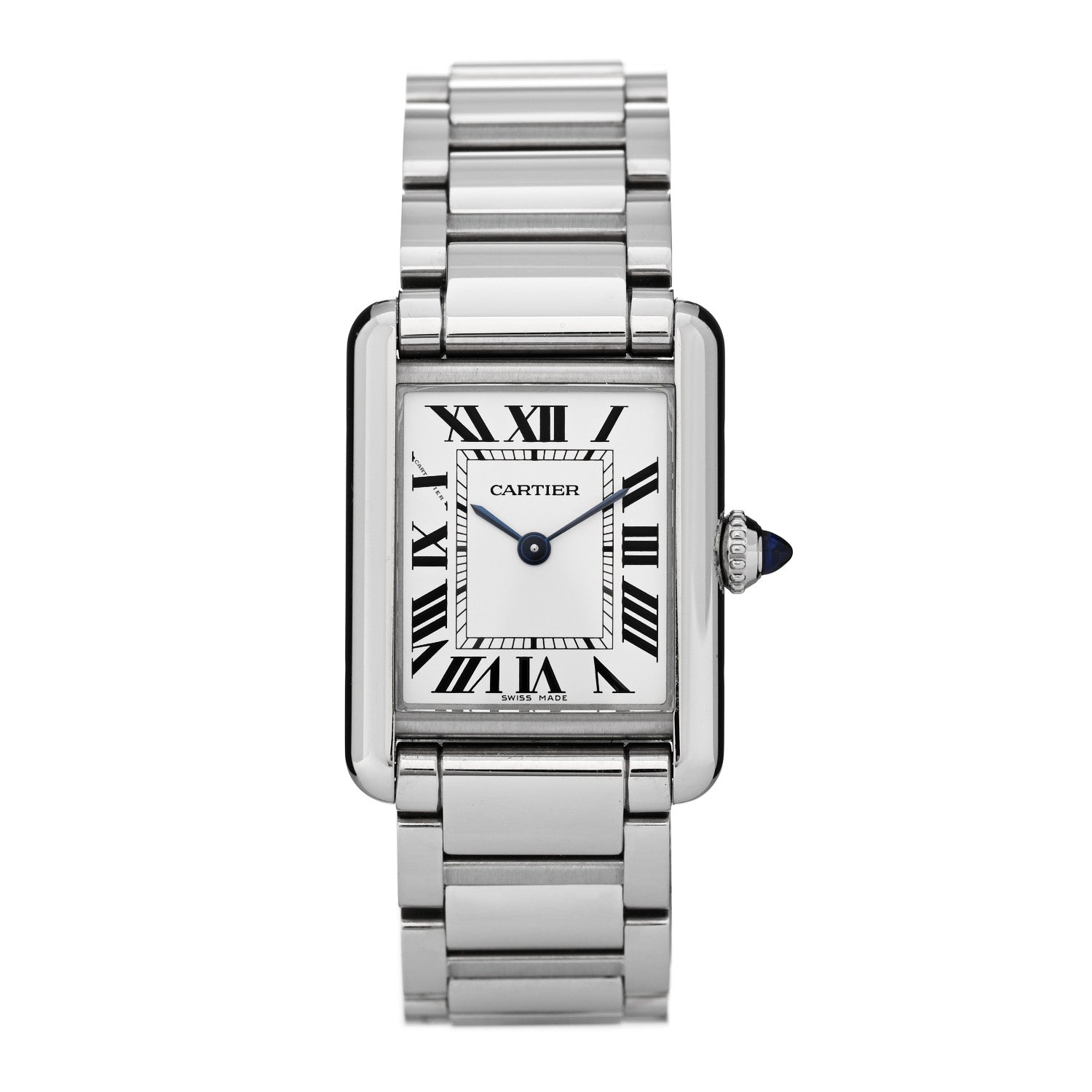 Cartier Stainless Steel 22mm Tank Must Quartz Watch 1 of 5