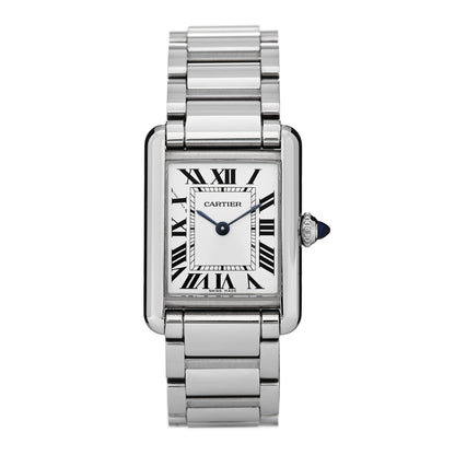Cartier Stainless Steel 22mm Tank Must Quartz Watch 1 of 5