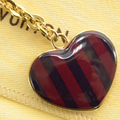 Louis Vuitton Rayures Coeur Bag Charm Key Holder Amarante 5 of 6
