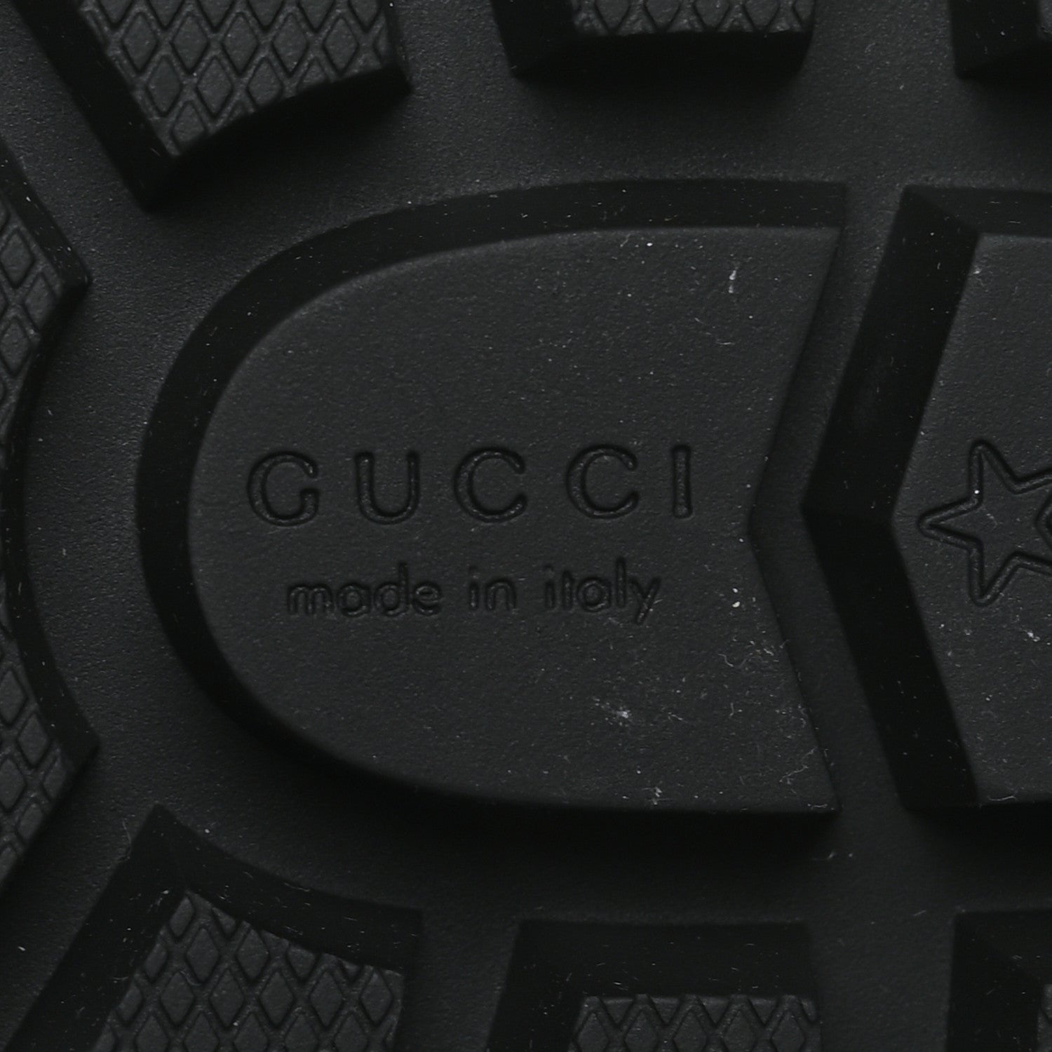 Gucci Nappa Frances GG Matelasse Platform Combat Boots 36 Black 7 of 7