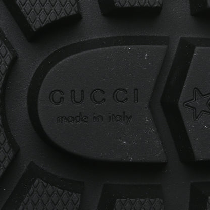 Gucci Nappa Frances GG Matelasse Platform Combat Boots 36 Black 7 of 7