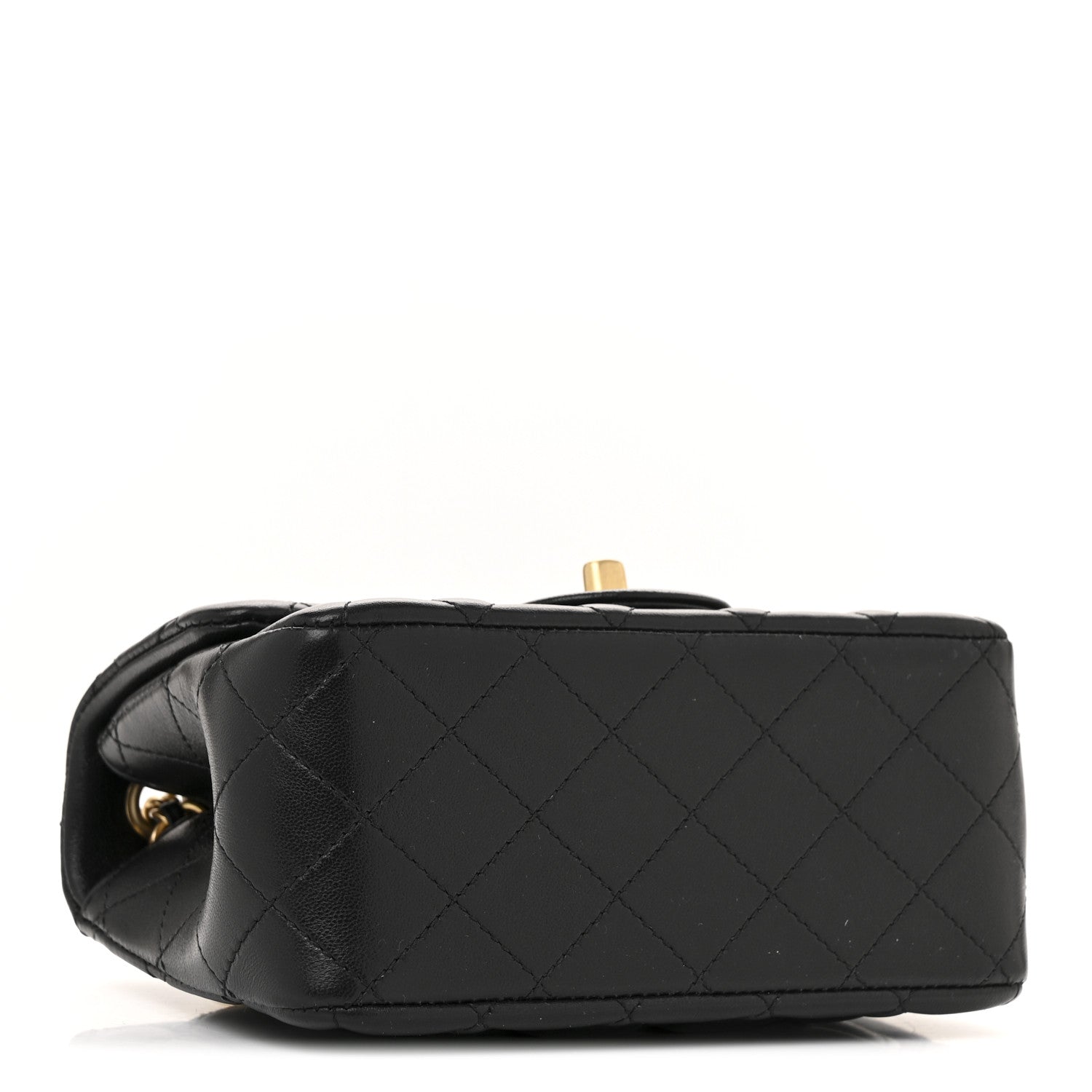 Chanel Lambskin Quilted Mini Pearl Crush Flap Black 6 of 25