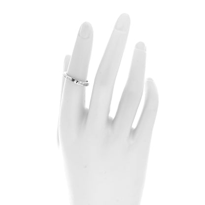 Tiffany Sterling Silver Narrow Notes Ring 52 6 2 of 4