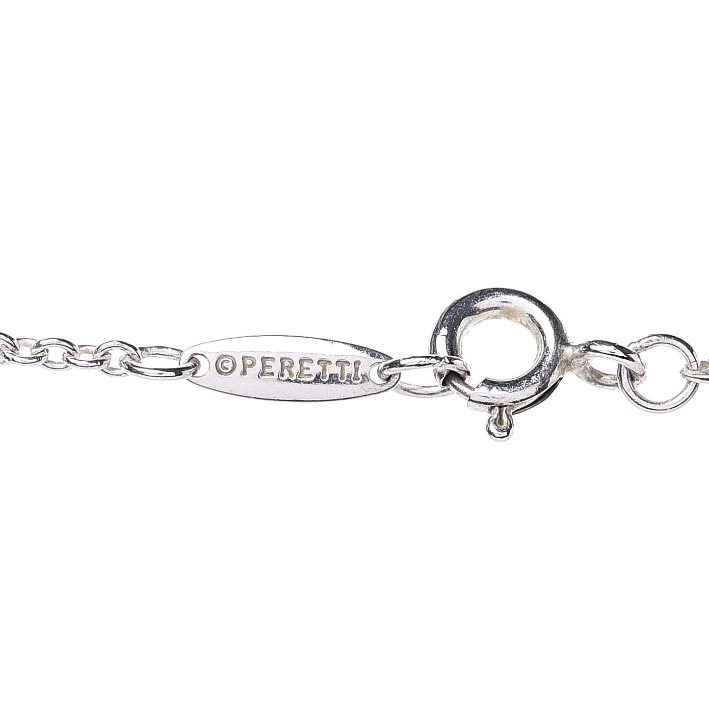 Sterling Silver Elsa Peretti Bottle Inro Pendant Necklace