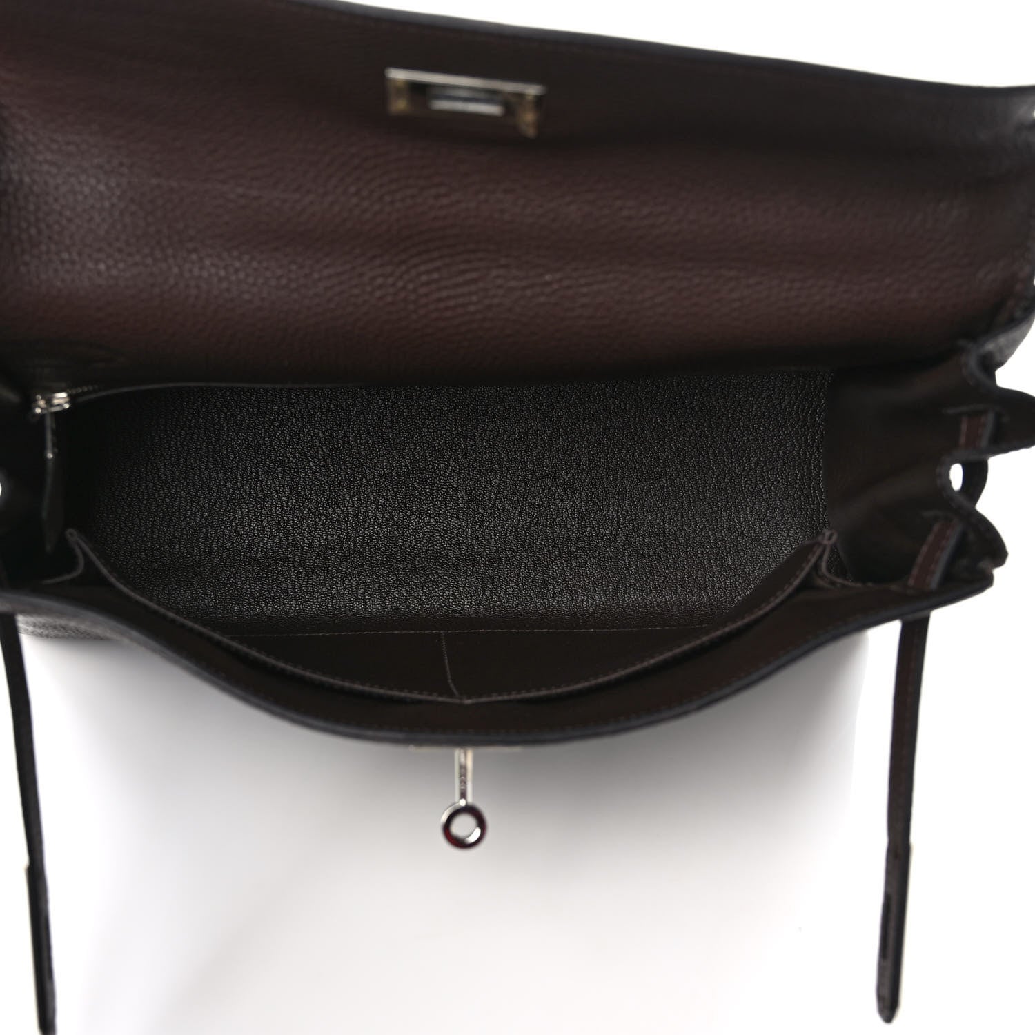 Hermes Togo Kelly Retourne 32 Chocolate 5 of 8
