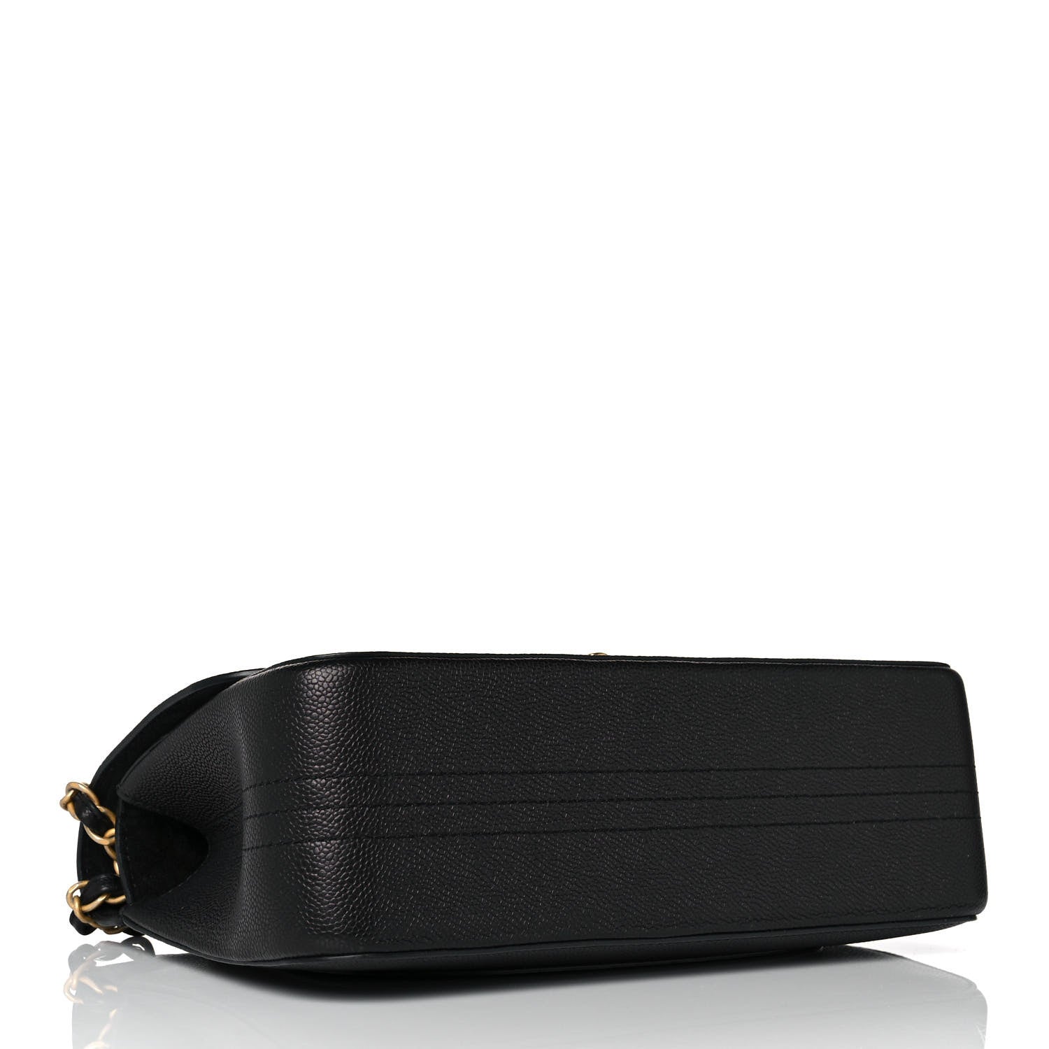 Chanel Grained Calfskin Jumbo Classic Pure Double Flap Black 4 of 9
