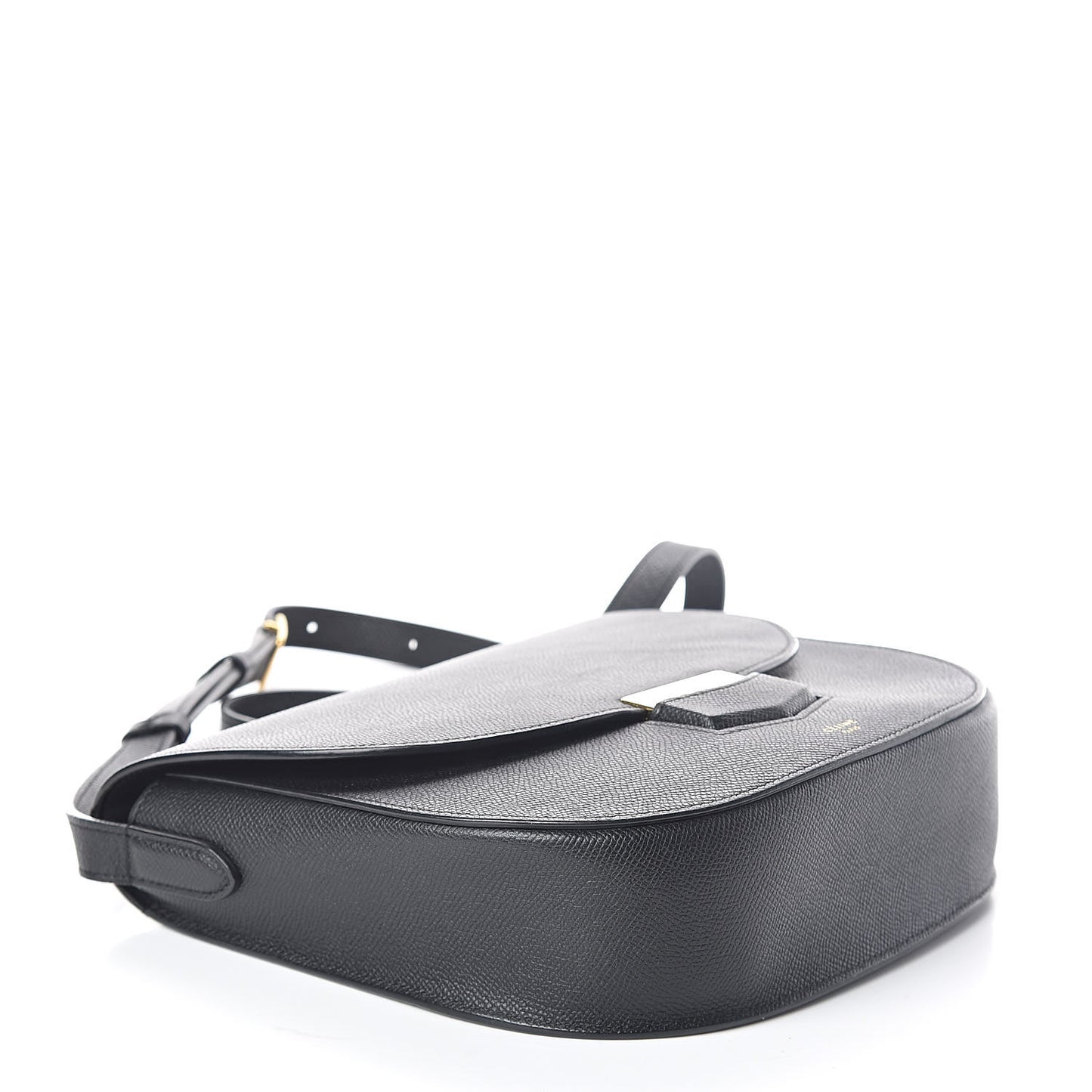 Grained Calfskin Compact Trotteur Black
