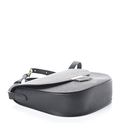 Celine Grained Calfskin Compact Trotteur Black 4 of 8