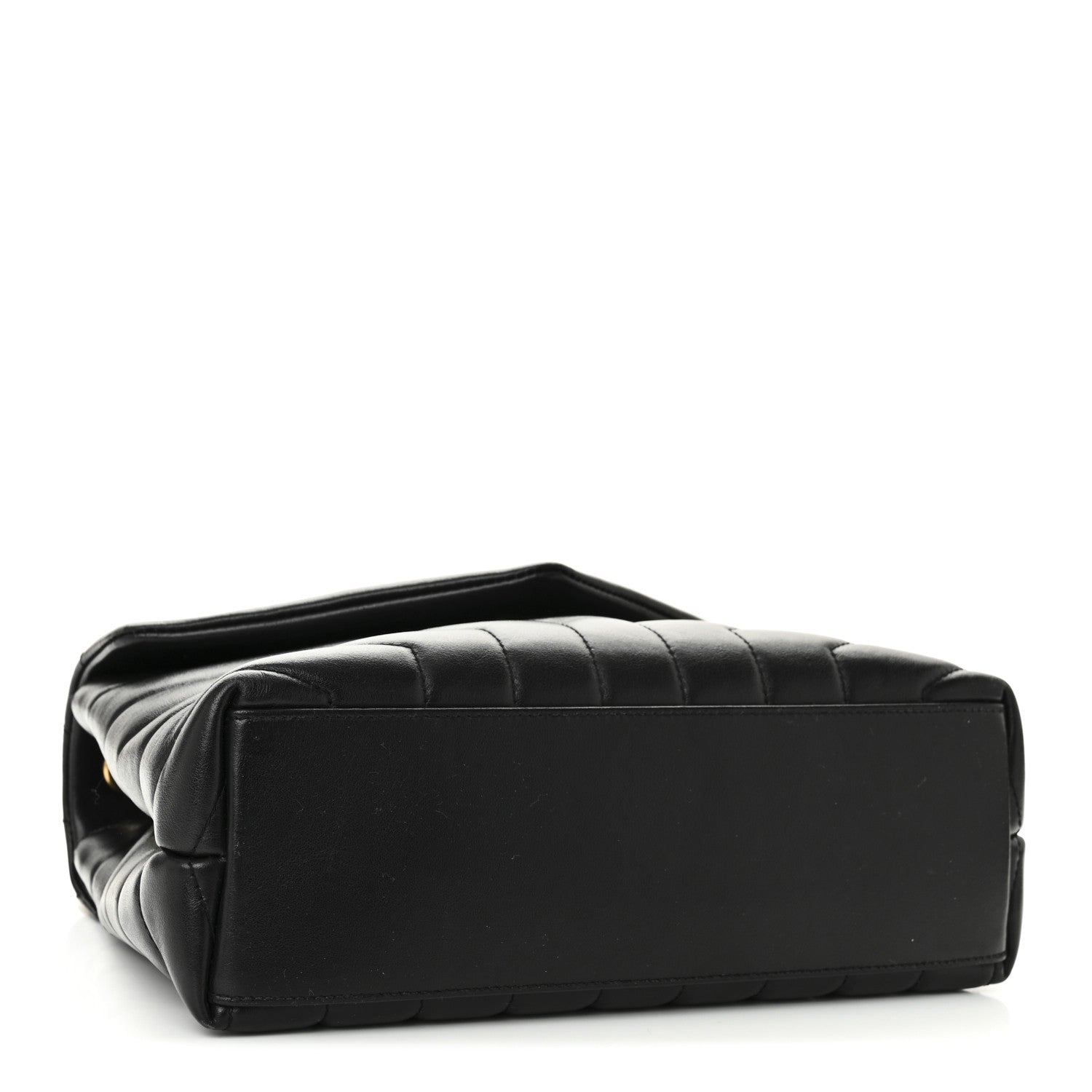 Saint Laurent Calfskin Y Quilted Monogram Small Loulou Chain Satchel Black 4 of 11