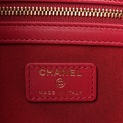 Chanel Goatskin Quilted Large Chanel 19 Pouch Black 6 of 8