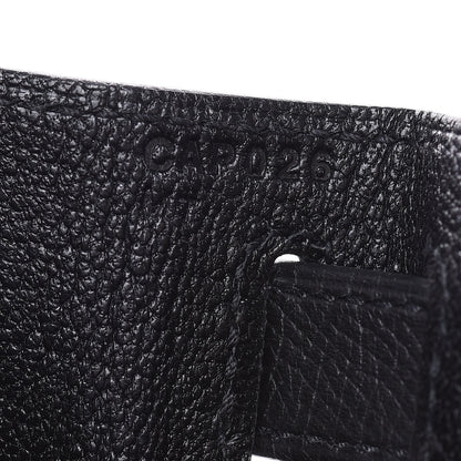 Hermes Epsom Kelly Sellier 28 Black 17 of 37