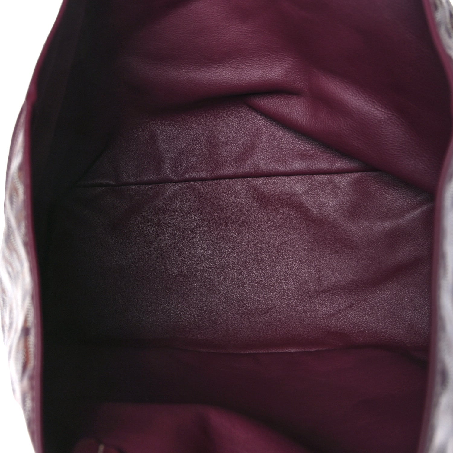Goyard Goyardine Reversible Anjou PM Burgundy 9 of 16
