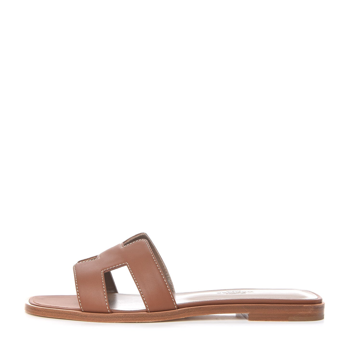 Box Calfskin Oran Sandals 36.5 Gold
