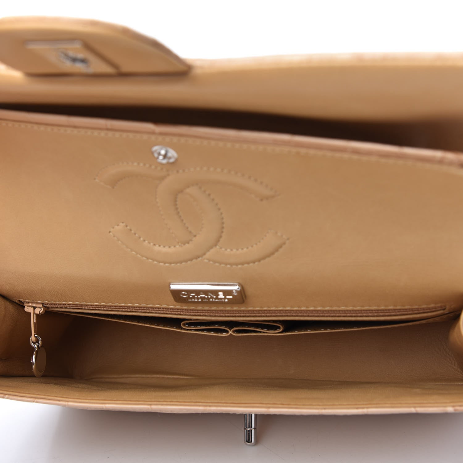 Chanel Alligator Medium Double Flap Beige 5 of 10