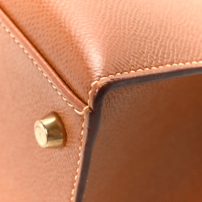 Hermes Courchevel Kelly Sellier 28 Gold 14 of 16