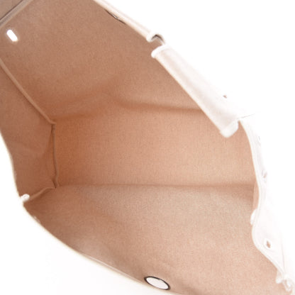 Hermes Toile Vache Calfskin Herbag 40 GM Natural 16 of 21