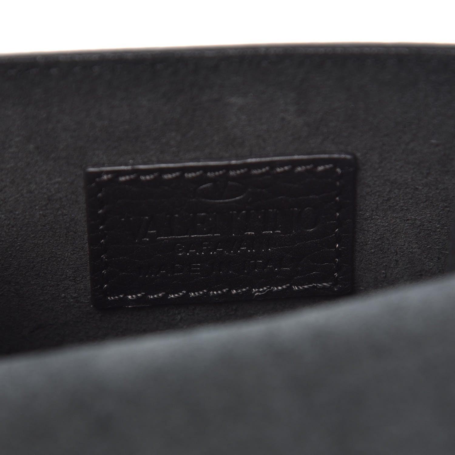 Valentino Garavani Pebbled Calfskin Rockstud Crossbody Black 6 of 7