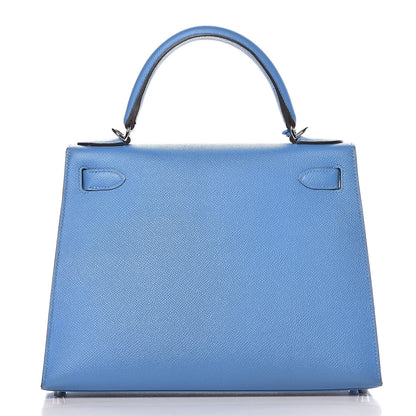 Hermes Epsom Kelly Sellier 28 Bleu Paradise 4 of 36