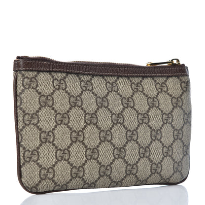 Gucci GG Supreme Monogram Web Small Ophidia Pouch Clutch Beige New Acero 3 of 8