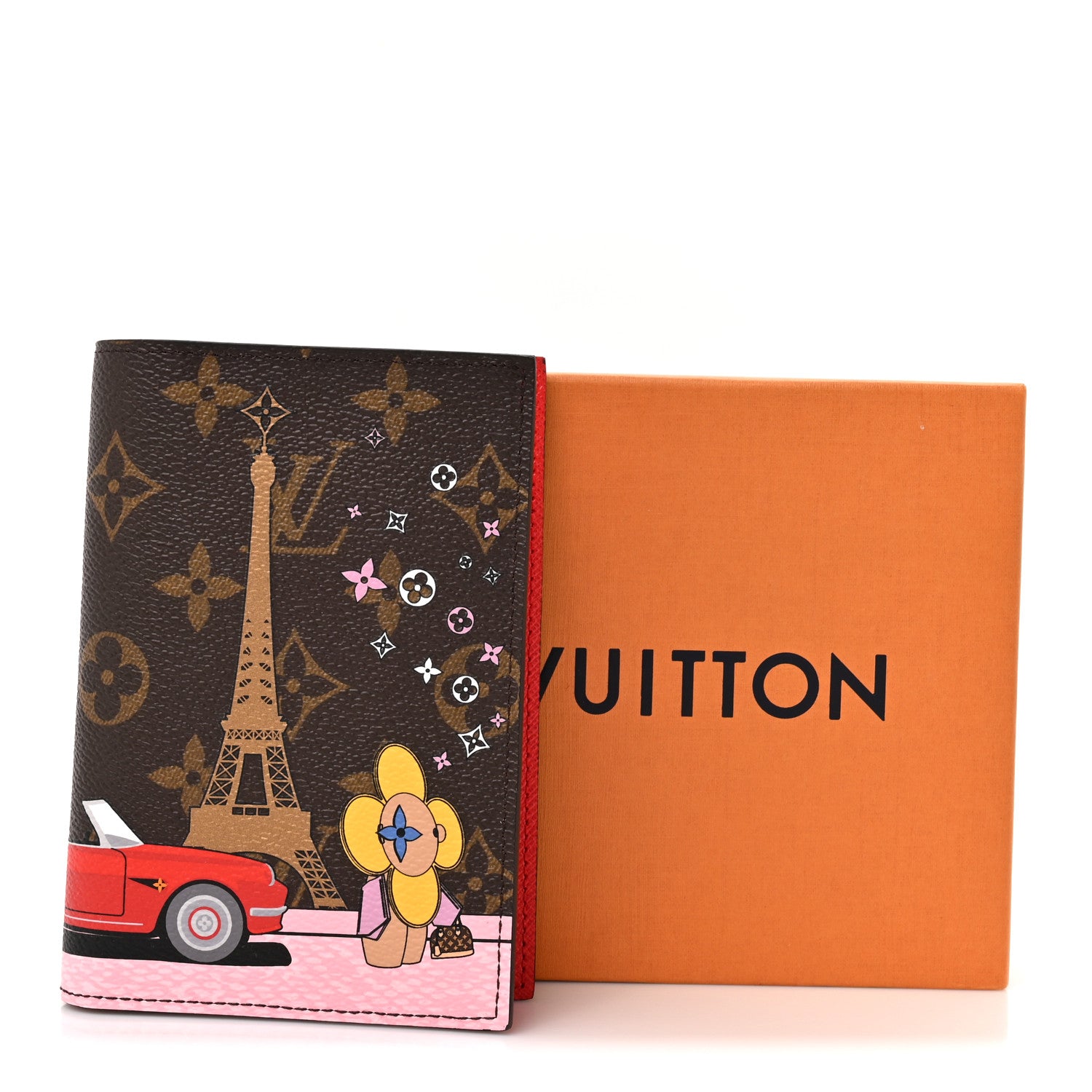 Louis Vuitton Monogram 2019 Christmas Animation Passport Cover Rouge 7 of 7