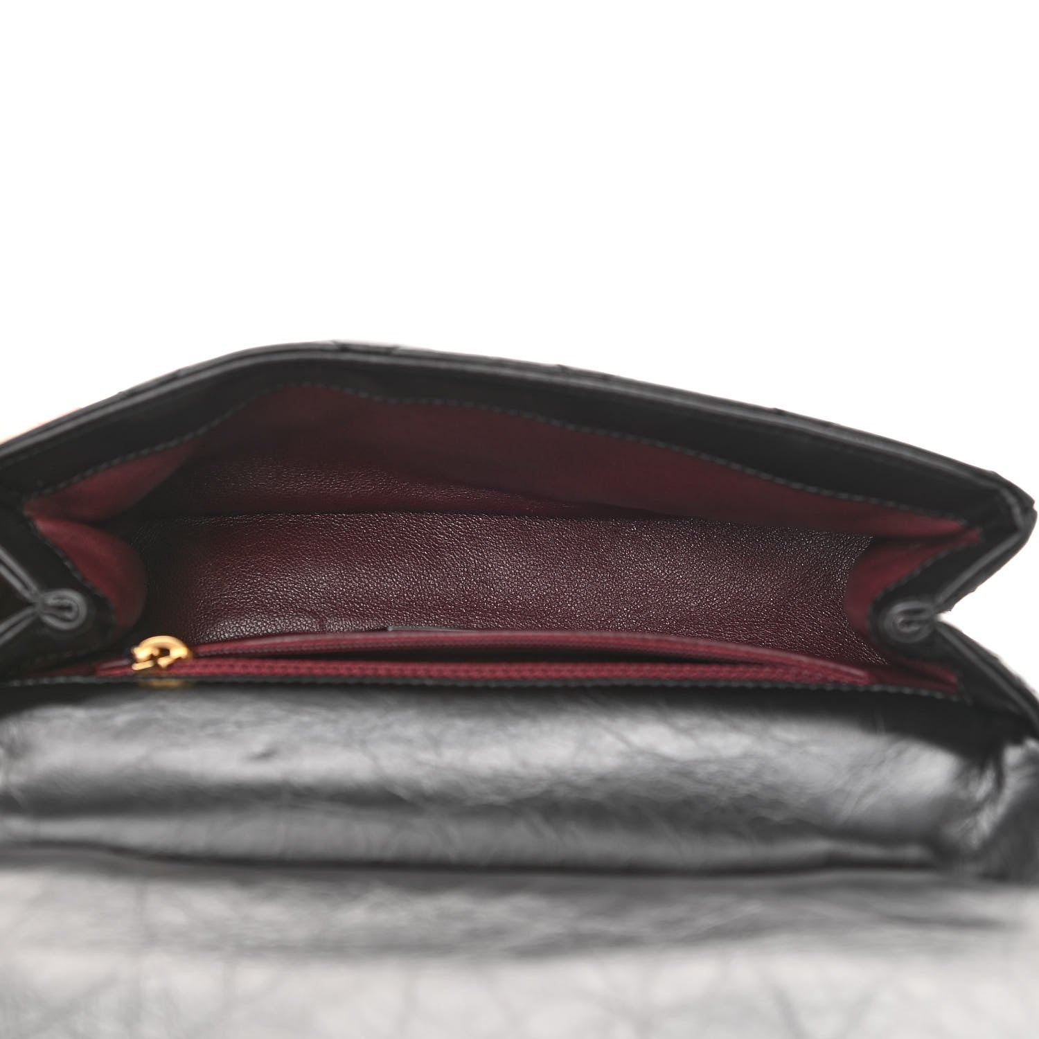 Chanel Aged Calfskin Quilted 2.55 Reissue Mini Hanger Flap Black 5 of 13