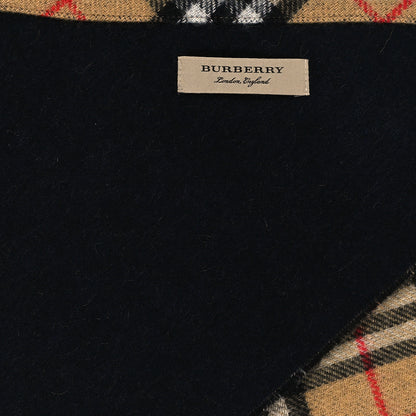 Burberry Cashmere Heritage Check Triangle Scarf 3 of 3