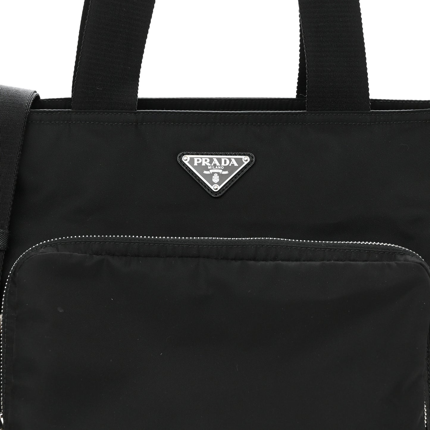 Nylon Vela Baby Bag Black