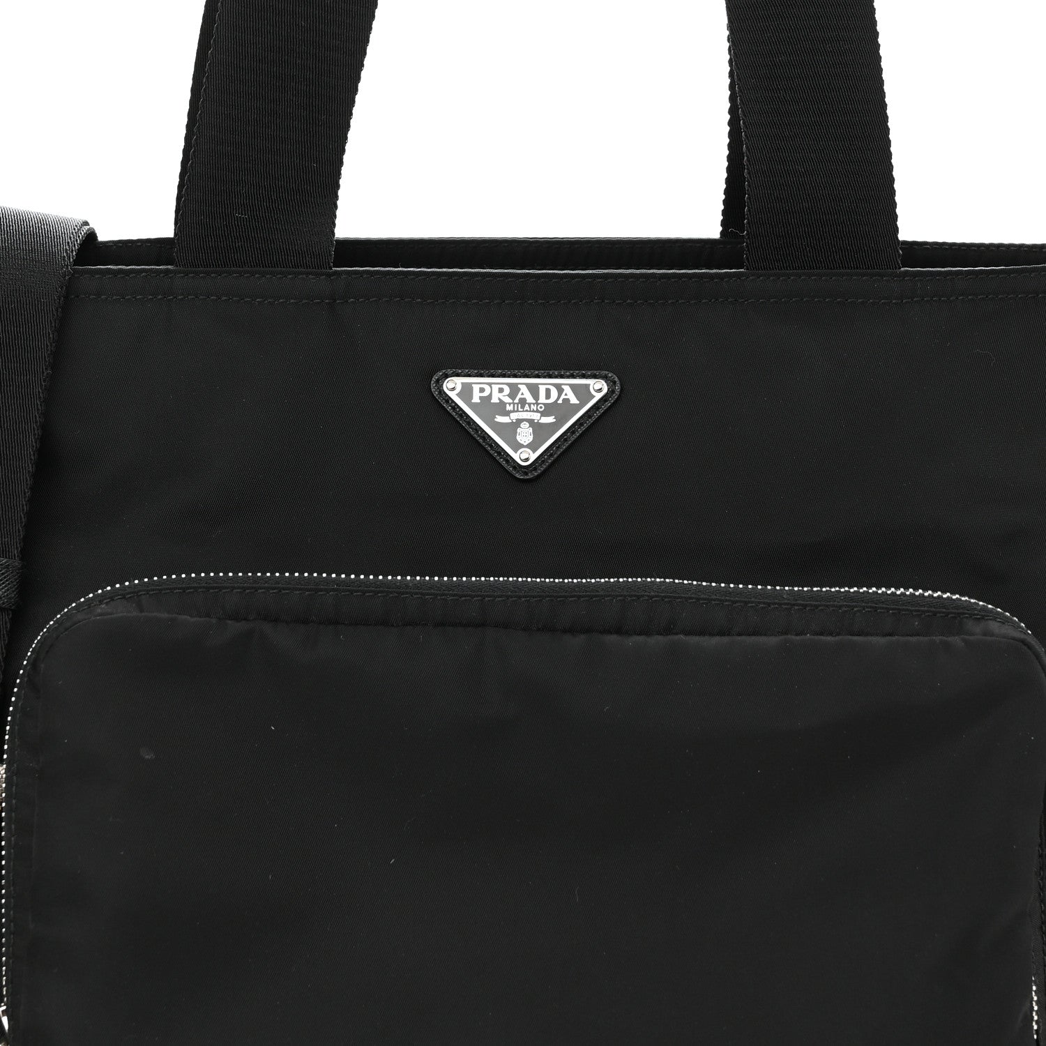 Prada Nylon Vela Baby Bag Black 9 of 11