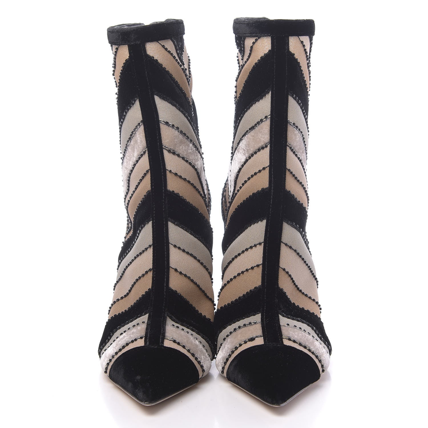 Christian Dior D-Cage Low Boots Boots 38 Pink Grey 2 of 8