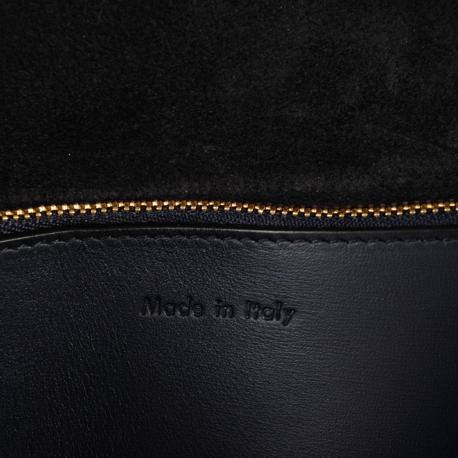 Celine Calfskin Blade Flap Navy 7 of 7