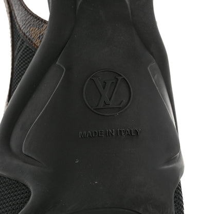 Louis Vuitton Patent Monogram Archlight Slingback Pumps 38 Black 8 of 12