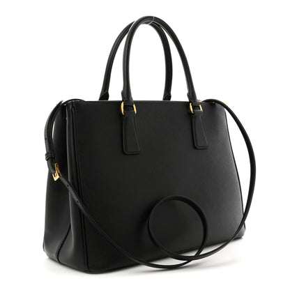 Prada Saffiano Lux Large Galleria Double Zip Tote Black 4 of 21