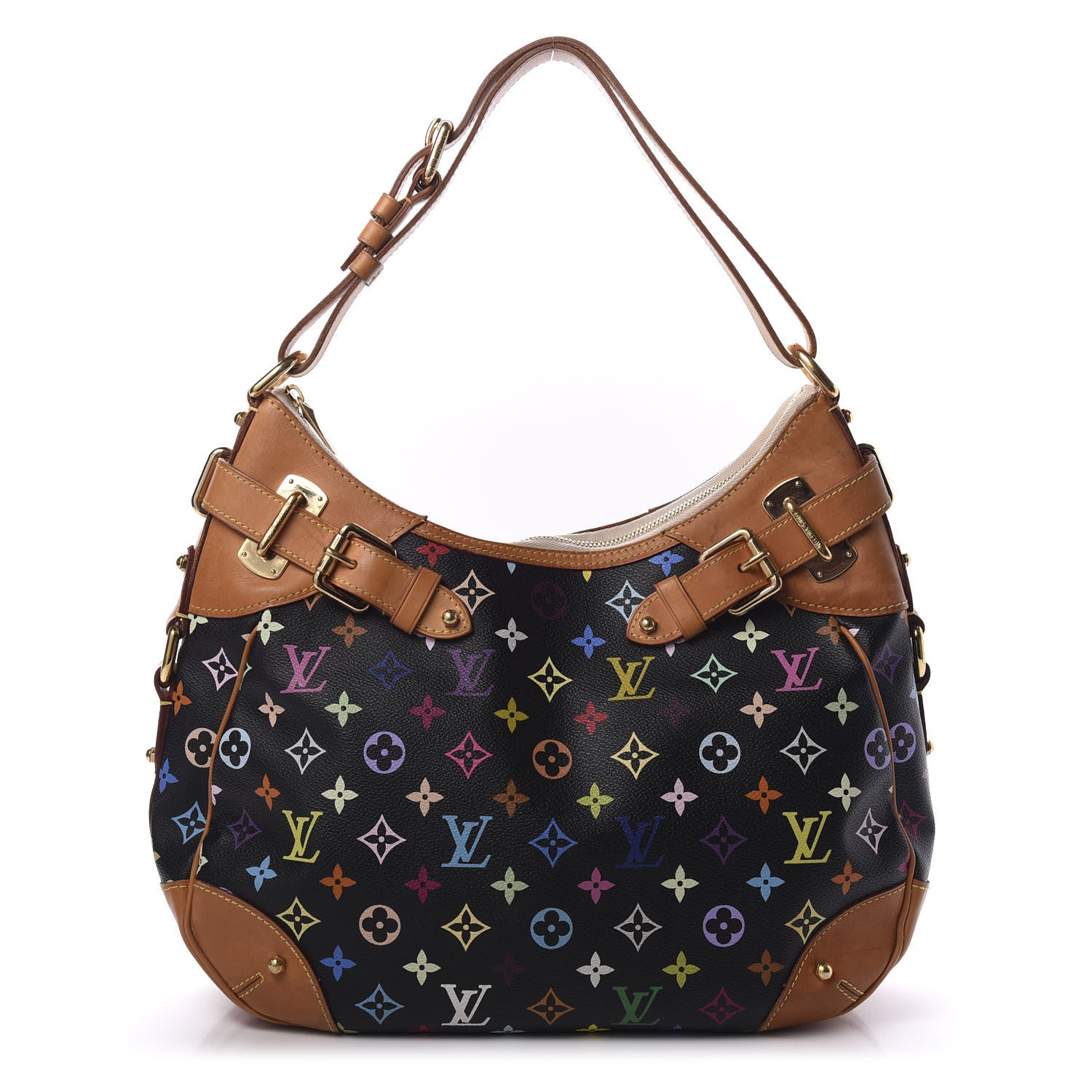 Louis Vuitton Monogram Multicolor Greta Black 1 of 8