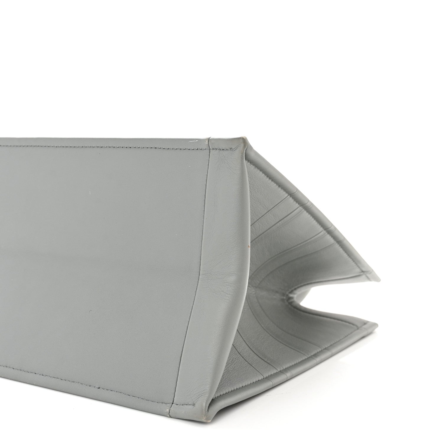 Christian Dior Calfskin Embossed Medium Book Tote Grey 10 of 13