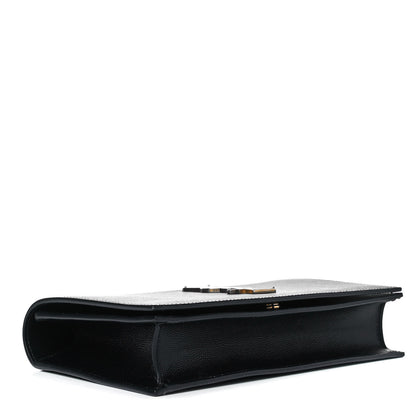Saint Laurent Grain De Poudre Classic Monogram Kate Clutch Black 3 of 7