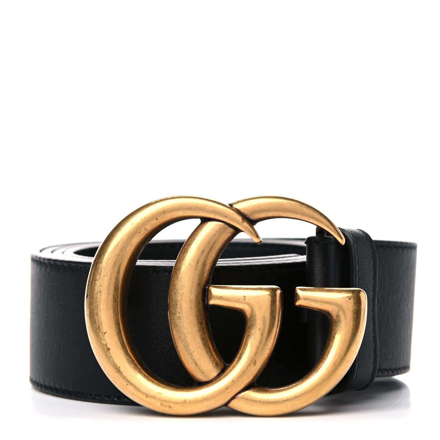Gucci Calfskin Double G 40mm Belt 100 40 Black 1 of 5