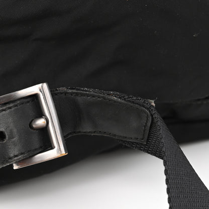 Prada Tessuto Nylon Calfskin Medium Backpack Black 13 of 14