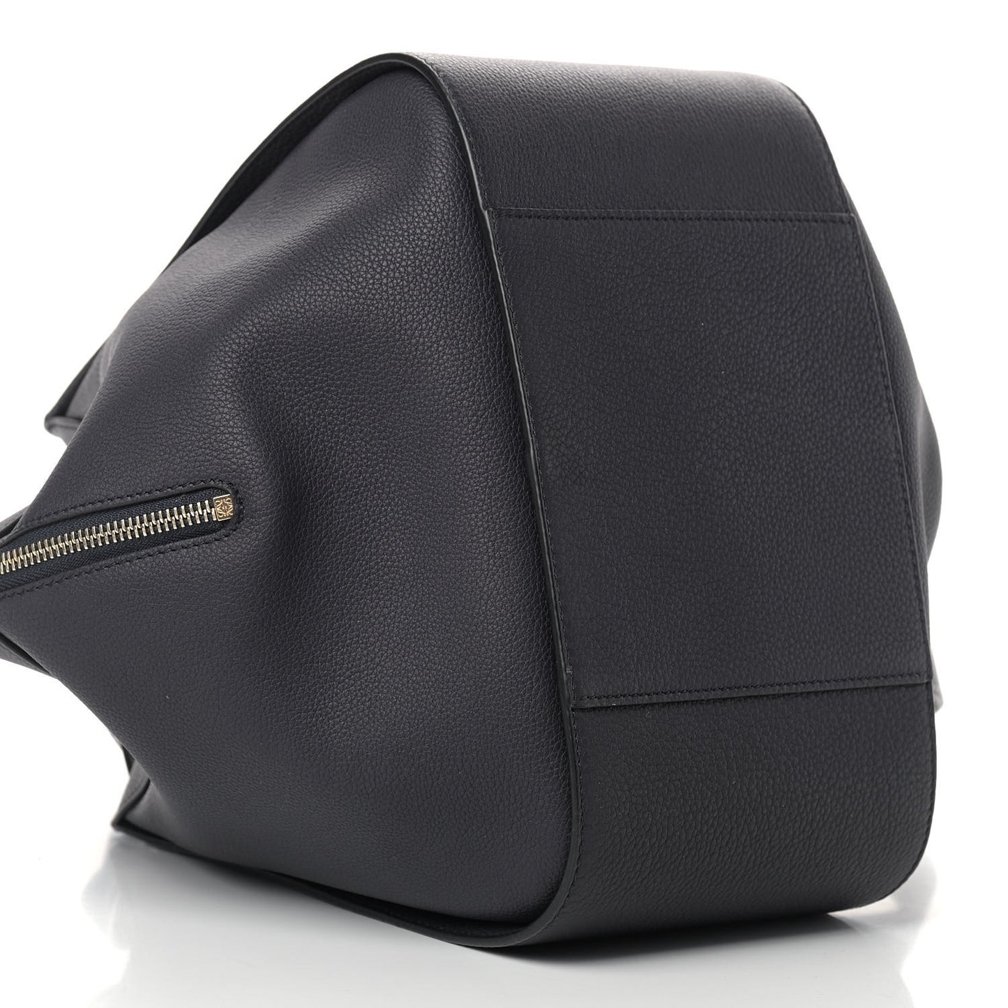 Calfskin Small Hammock Shoulder Bag Midnight Blue Black