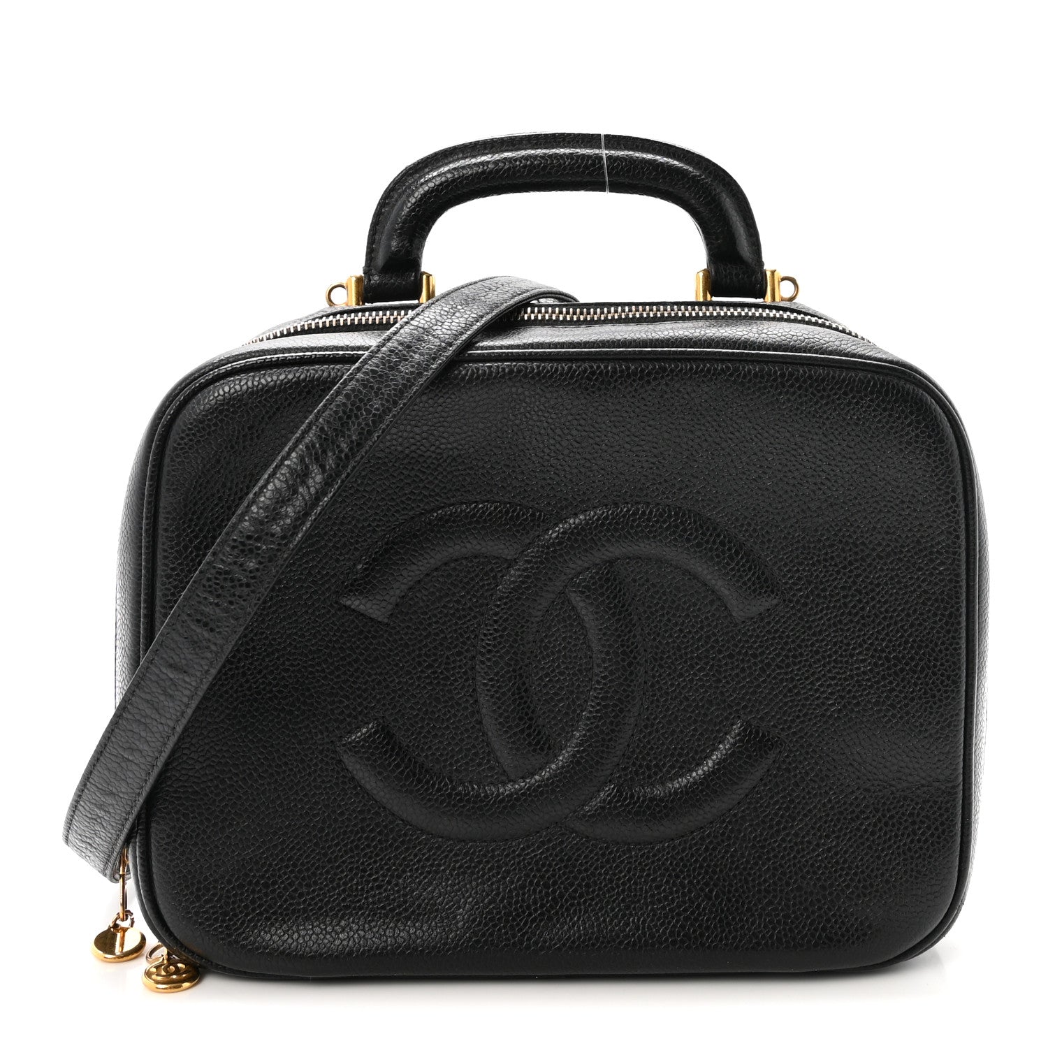 Chanel Caviar Timeless CC Vanity Case Black 1 of 10